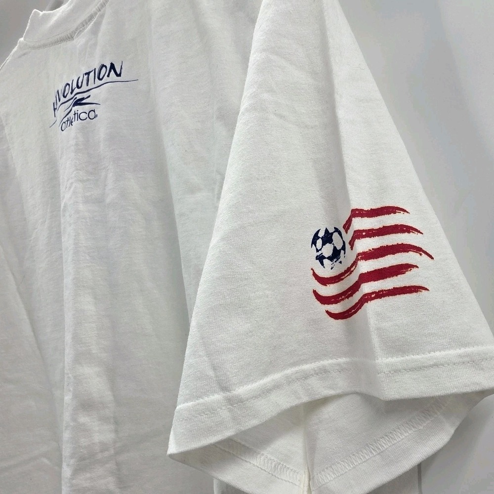 VINTAGE ATLETICA NEW ENGLAND REVOLUTION SHIRT NEW DEADSTOCK MENS XL AUTO #33 90s - Picture 7 of 11